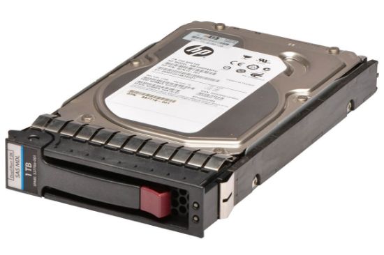 Picture of 649237-001 HP 1TB 7.2K RPM SAS-6GBITS 3.5Inches Dual Port Midline Hard Disk Drive With Tray For HP Proliant Ml350 G6 Server Series.Brand New.