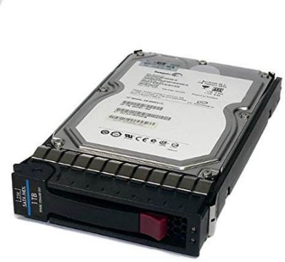 Picture of 649401-002 HP 1TB 7.2K RPM SATA Form Factor 3.5 Inch Hot Swap Hard Disk Drive In Tray. New Bulk Pack.