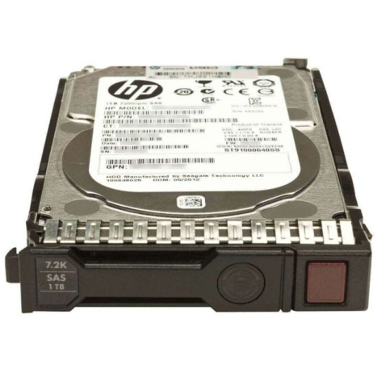 Picture of 695507-001 HP 1TB 7.2K RPM SAS6GBITS 3.5 Inches Dual Port Hot Swap Midline Hard Disk Drive With Tray For Hp Proliant Ml350 G6 Server Series. New Bulk Pack.