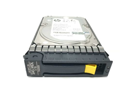 Picture of 698695-003 HP 4TB 7.2K RPM SAS 6GBPS Midline Hard Drive With Tray | Refurbished