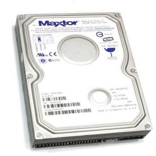 Picture of 6L300R0 Maxtor DiamondMax 300GB 7.2K RPM 16MB Buffer Form Factor ATA IDE Hard Drive | Refurbished