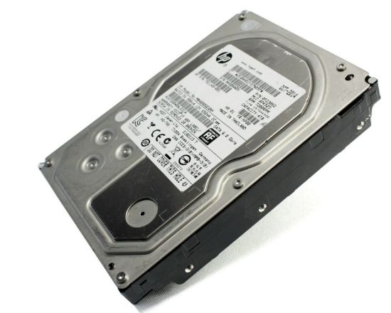 Picture of 791149-001 HPE 4TB 7.2K RPM 3.5inch LFF SATA 6GBPS SC Midline Hard Drive. Refurbished.