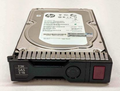 Picture of 801026-001 HPE 2TB 7.2K RPM Near-Line SAS-6GBPS 3.5inch Large Form Factor(Lff) Hard Drive With Tray FOR USE with 3par Ss700 - Storeserv 7000. Refurbished.