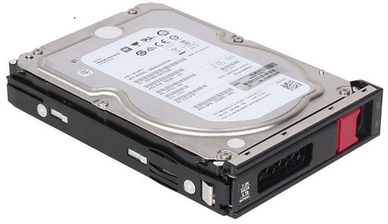 Picture of 847032-001 HPE 4TB 7.2K RPM SATA 6GBPS LFF (3.5inch) 512e Low Profile Midline Hard Drive With Tray. Refurbished.