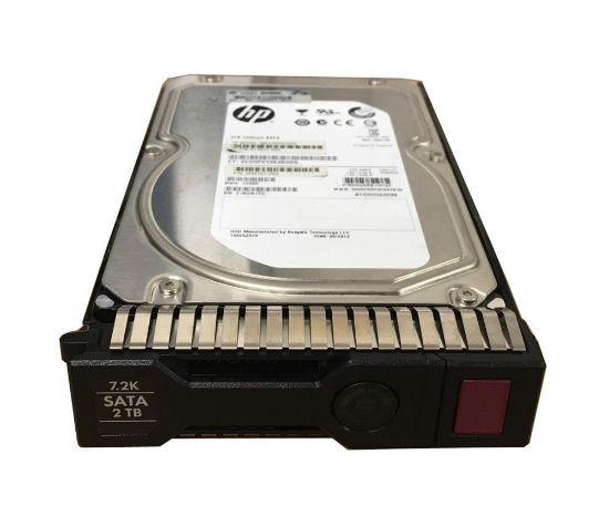 Picture of 861681-H21 HPE 2TB 7.2K RPM SATA 6GBPS 3.5 inch Internal Midline Hard Drive. New Factory Sealed 3 Years HPE Warranty.