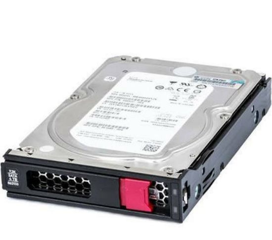 Picture of 861683-K21 HPE 4TB 7.2K RPM SATA 6GBPS 3.5inch Midline Internal Hard Drive. Refurbished.