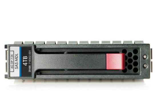 Picture of 871856-001 HP M6720 4TB 7.2K RPM Near Line SAS-6GBPS 3.5inch Large Form Factor (LFF)Internal Hard Drive With Tray For 3PAR Store Serv 7000 Storage Systems AND M6720 Drive Enclosure. Refurbished.
