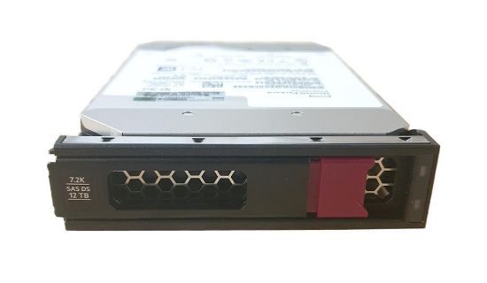 Picture of 881781-H21 HPE 12TB 7.2K RPM 3.5 Inch DS SAS 12GBPS LP Midline G9 G10 Hard Disk Drive. New Bulk Pack.