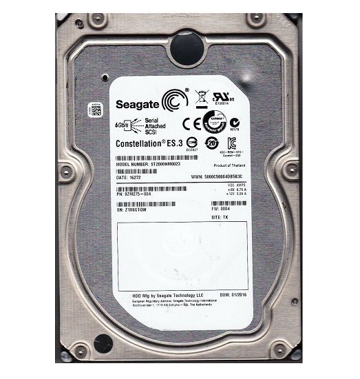 Picture of 9ZM275-004 Seagate 2tb 7200 Rpm Sas-6gbits 128 Mb Buffer 3.5 Inch. New Factory Sealed 3 Years Seagate Warranty.