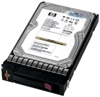 Picture of AG691A HP 1TB 7.2K RPM FATA Fibre Channel Hard Drive With Tray For Storageworks. Refurbished.