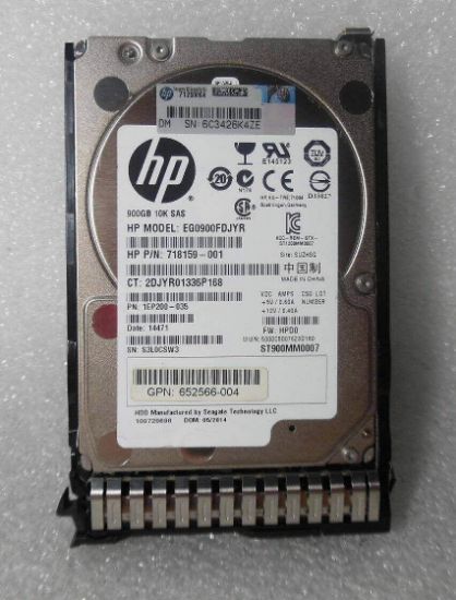 Picture of C8S59A HPE 900GB 10K RPM SAS 6GBPS 2.5 Inch 2 Port Enterprise Hard Disk Drive. New Bulk Pack.