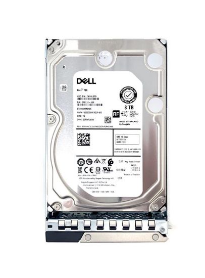 Picture of Dell 400-BLBZ 8TB 7.2K RPM SAS 12GBPS Hot Plug Hard Drive | Brand New 2 Years Warranty