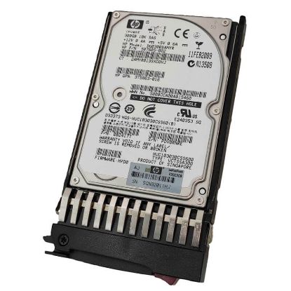 Picture of DG0300BAMYR HPE 300GB 10K RPM SAS 3GBPS Dual Port Hot Swap 2.5-inch Internal Hard Drive. Refurbished.