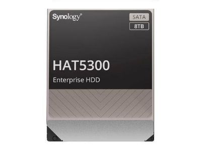 Picture of HAT5300-8T Synology 8TB SATA 6GBPS 3.5 Inch 7.2K RPM 512E Buffer 256MB Internal Enterprise HDD. New Factory Sealed.