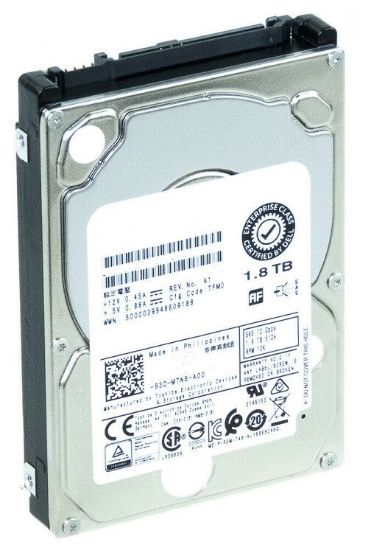 Picture of HDEBL61DAB51 Toshiba Enterprise Performance HDD 1.8TB 10K RPM SAS-12GBPS 4KN SIE 128MB Buffer 2.5inch Hard Disk Drive. Refurbished.