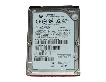 Picture of HDT721016SLA380 Hitachi DeskStar 160GB 7.2K RPM 8MB Buffer 3.5Inch Enterprise HDD | Refurbished