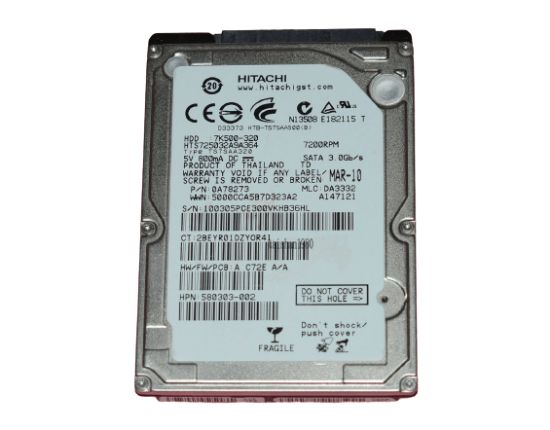 Picture of HDT721016SLA380 Hitachi DeskStar 160GB 7.2K RPM 8MB Buffer 3.5Inch Enterprise HDD | Refurbished