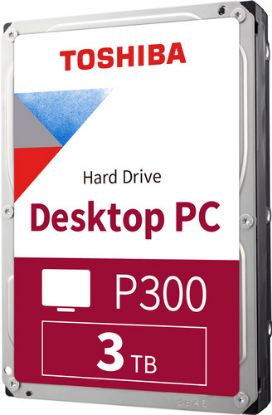 Picture of HDWD130EZSTA Toshiba P300 3TB 7200RPM SATA 6GBPS 64MB 3.5Inch Hard Drive. New Bulk Pack.