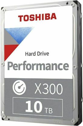 Picture of HDWR11AXZSTA Toshiba X300 10TB 7.2K RPM SATA 6GBPS 256MB Cache 3.5-inch Internal Hard Drive. New Bulk Pack.