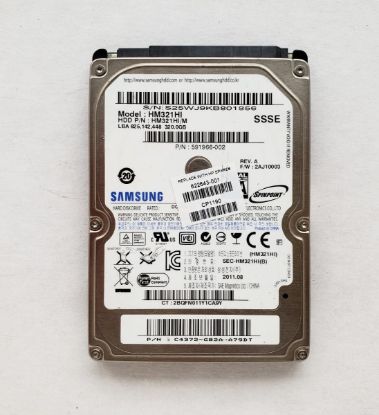 Picture of HM321HI Samsung Spinpoint (Enhanced)M7 320GB 5.4K RPM 8MB Buffer 2.5Inch SATA 3.0GB/S Internal Notebook Drive. Refurbished.