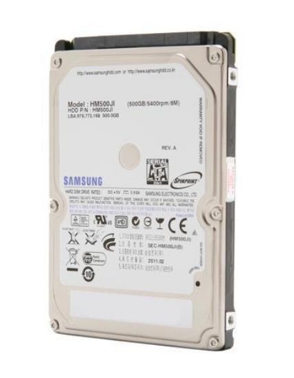Picture of HM500JI Samsung Spinpoint M7 500GB 5.4K RPM 8MB Buffer SATA-II 2.5Inch Notebook Drive. Refurbished.