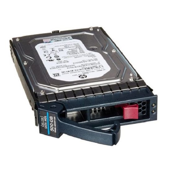Picture of HP 458928-B21 500GB 7.2K RPM SATA-II Hot Pluggable Hard Drive With Tray for Proliant Ml350 G5 | New Bulk Pack