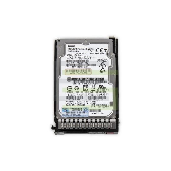 Picture of HP 759221-003 450GB 15K RPM SAS 12GBPS Enterprise Hard Drive With Tray | New Bulk Pack