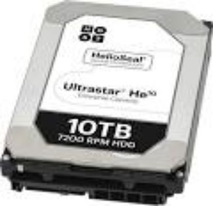 Picture of HUH721010ALE600 Western Digital Ultrastar HE10 10TB 7.2K RPM SATA-6GBPS 256MB Buffer 512E ISE 3.5inch Helium Platform Enterprise Hard Drive. New Bulk Pack.