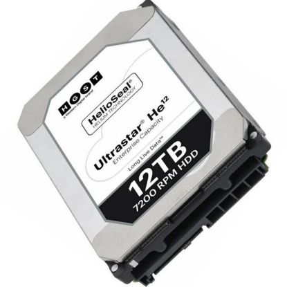 Picture of HUH721212ALE604 Western Digital Ultrastar 12TB 7.2K RPM SATA 6GBPS 256MB Internal Hard Drive | Brand New 3 Years Warranty