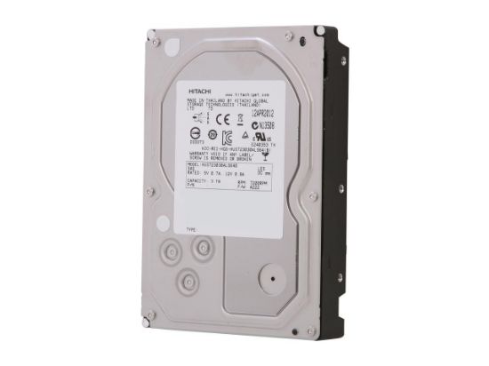 Picture of HUS723030ALS640 Hitachi 3TB 7.2K RPM SAS 6GBPS 64MB Hard Drive | Refurbished