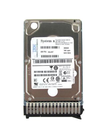 Picture of IBM 00AJ097 300GB 10K RPM SAS-6BPPS Hot Swap Hard Drive | New Bulk Pack