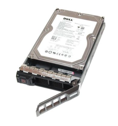 Picture of J1C23 Dell EqualLogic 600GB 15K RPM SAS 6Gbps 3.5-inch Internal Hard Drive With Tray. Refurbished.