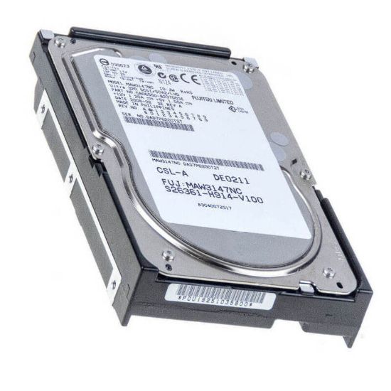 Picture of MAW3147NC Fujitsu 147GB 10K RPM 8MB Buffer Form Factor Ultra 320 80Pin SCSI Hard Drive | Refurbished