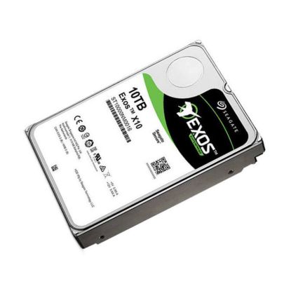 Picture of Seagate ST10000NM0016 Exos X10 10TB 7.2K RPM SATA-6GBPS 256MB Buffer 512E Hard Drive | New Bulk Pack