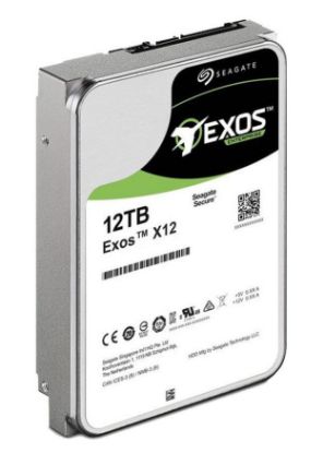 Picture of ST12000NM0037 Seagate EXOS X12 12TB 7.2K RPM SAS 12GBPS 256MB Hard Drive | New Bulk Pack