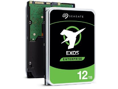 Picture of ST12000NM003G Seagate 12TB Exos X16 7.2K RPM SATA 6GBPS 256MB 3.5Inch SED HDD. Refurbished.