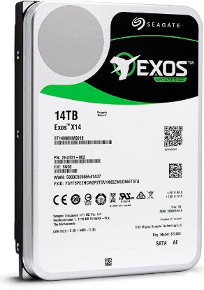 Picture of ST14000NM0018 Seagate 14TB 7.2K RPM SATA-6GBPS 3.5inch Enterprise Hard Disk Drive | New Bulk Pack