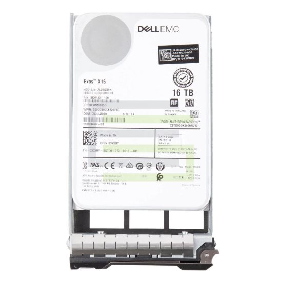 Picture of ST16000NM005G Seagate SATA-6GBPS 7.2K RPM 16TB 256MB Buffer 512e/4kn 3.5inch Enterprise Hard Disk Drive. Refurbished. Dell OEM