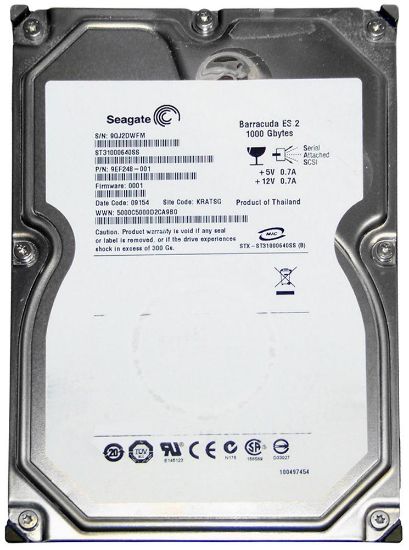 Picture of ST31000640SS Seagate Enterprise 1.8TB 10K RPM SAS 3GBPS 2.5Inch HDD. Refurbished.