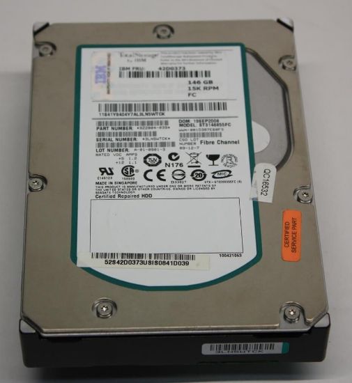 Picture of ST3146855FC Seagate Cheetah 146GB 15K RPM 16MB Buffer 3.5Inches Form Factor Fibre Channel Hard Drive. Refurbished.