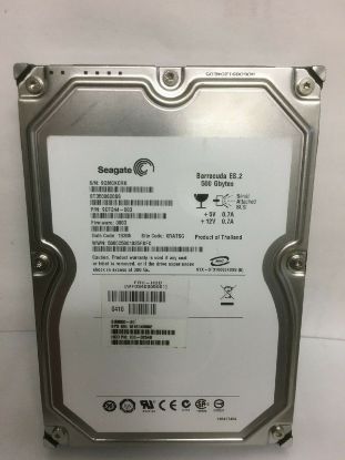 Picture of ST3500620SS Seagate Barracuda ES.2 3.5 Inch 3GBPS 7200RPM SAS Hard Drive. Refurbished.