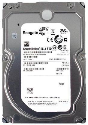 Picture of ST4000NM0053 Seagate Constellation Es.3 4TB 7.2K RPM SATA 6GBPS 128 MB Buffer 3.5 Inch Internal Self Encrypted Drive. Refurbished.