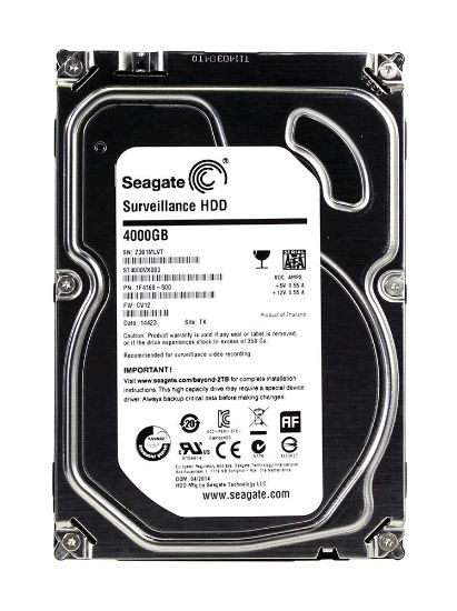 Picture of ST4000VX000 Seagate 4TB 5.9K RPM SATA 6Gbps 64MB Cache 3.5-inch Hard Drive. Refurbished.
