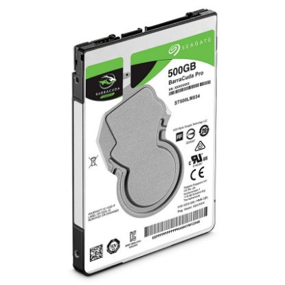 Picture of ST500LM034 Seagate Barracuda Pro 500GB 7.2K RPM SATA-6GBPS 128mb Buffer 2.5inch Internal Hard Disk Drive. New Bulk Pack.
