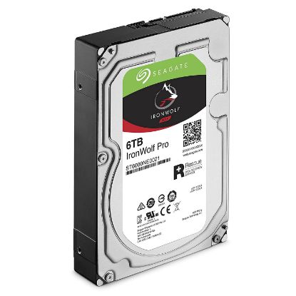 Picture of ST6000NE0021 Seagate Ironwolf Pro 6TB 7.2K RPM 3.5inch 256MB Buffer SATA-6GBPS Internal Hard Disk Drive. New Bulk Pack.