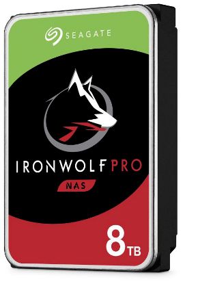 Picture of ST8000NE001 Seagate IronWolf Pro 8TB 7.2K RPM SATA 6GBPS Hard Drive | New Bulk Pack