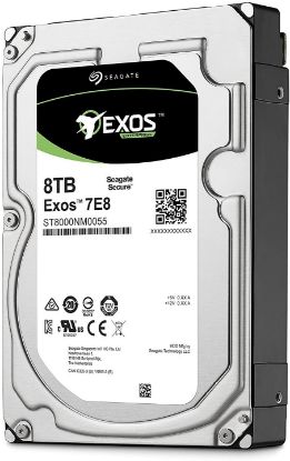 Picture of ST8000NM004A Seagate Exos 7E8 8TB 7.2K RPM SATA 6GBPS 256MB Cache 3.5-inch Hard Drive. New Bulk Pack.