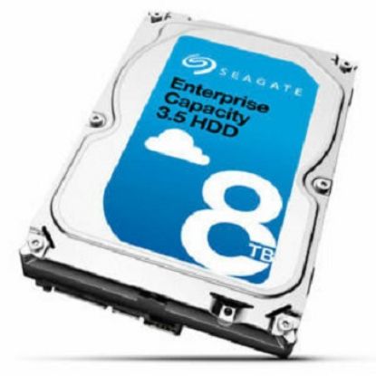 Picture of ST8000NM0085 Seagate Enterprise 8TB 7.2K RPM SAS 12GBPS 256MB 3.5 Inch HDD. Refurbished.