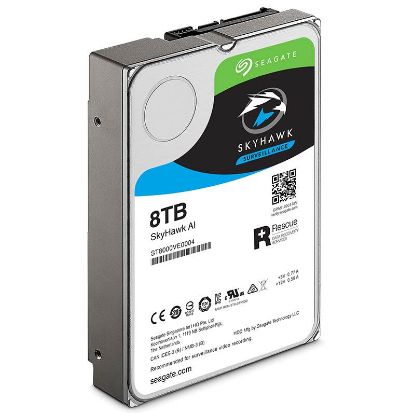 Picture of ST8000VE0004 Seagate AI 8TB 7.2K RPM SATA 6GBPS 256MB 3.5inch Hard Drive. Refurbished.