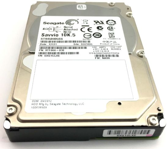 Picture of ST9450405SS Seagate Savvio 450GB 10K RPM Form Factor 2.5Inches 64MB Cache SAS Hard Disk Drive. Refurbished.